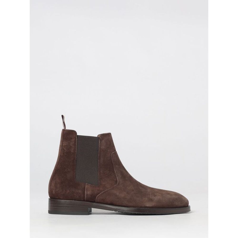Paul Smith Men Suede Cow Leather Chelsea Boots Paul Smith With Leather Sole